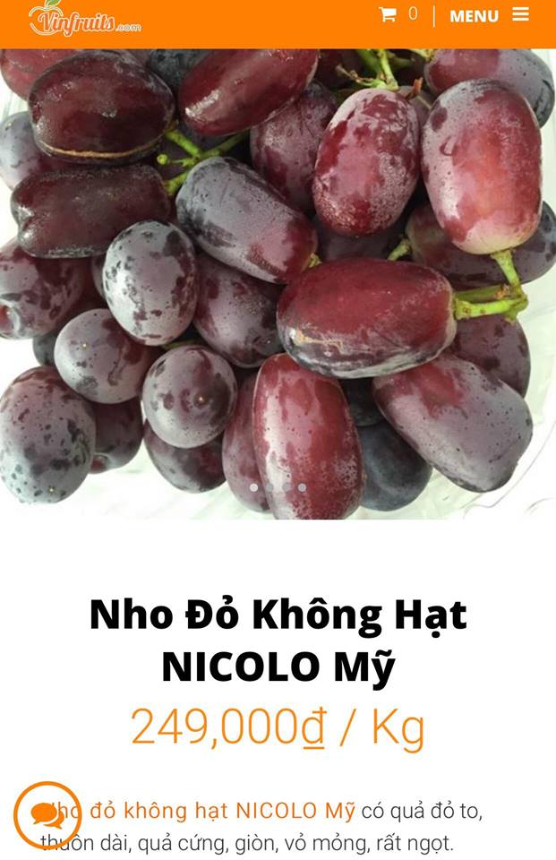 Nho đỏ kh&ocirc;ng hạt Nicolo Claret đại hạ gi&aacute; gấp 3 lần gi&aacute; thực, chất lượng thế n&agrave;o?