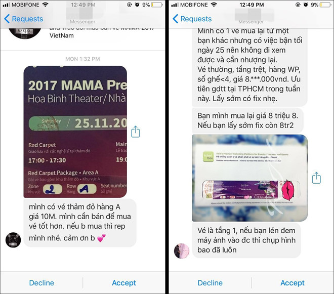 V&eacute; MAMA 2017 chợ đen tăng gi&aacute; gấp 10 lần, h&agrave;ng chục fan Kpop VN 'tiền mất tật mang'