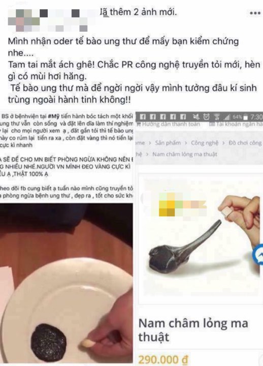 Thực hư clip 'tế b&agrave;o ung thư' h&uacute;t v&agrave;ng, sợ tỏi sống đang g&acirc;y sốt cộng đồng mạng