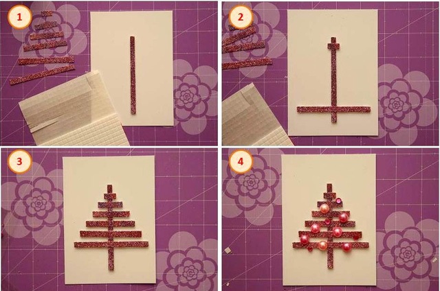 Hướng dẫn l&agrave;m thiệp Gi&aacute;ng sinh handmade đẹp lung linh tặng người th&acirc;n