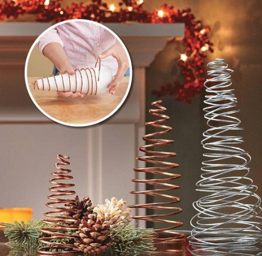 Tự l&agrave;m c&acirc;y th&ocirc;ng Noel trang tr&iacute; g&oacute;c l&agrave;m việc c&ocirc;ng sở m&ugrave;a Gi&aacute;ng sinh