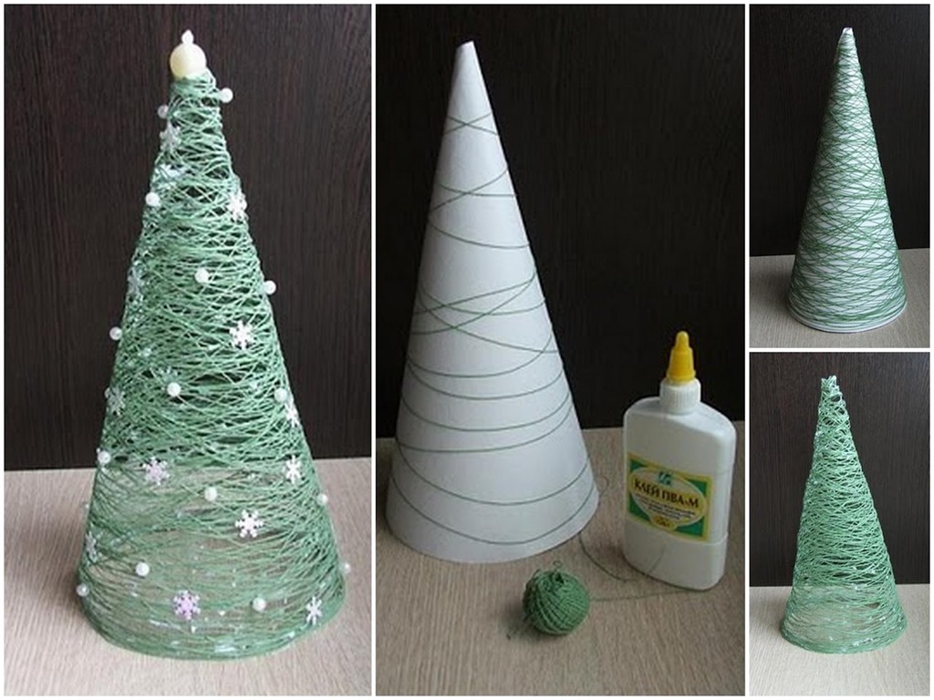 Tự l&agrave;m c&acirc;y th&ocirc;ng Noel trang tr&iacute; g&oacute;c l&agrave;m việc c&ocirc;ng sở m&ugrave;a Gi&aacute;ng sinh