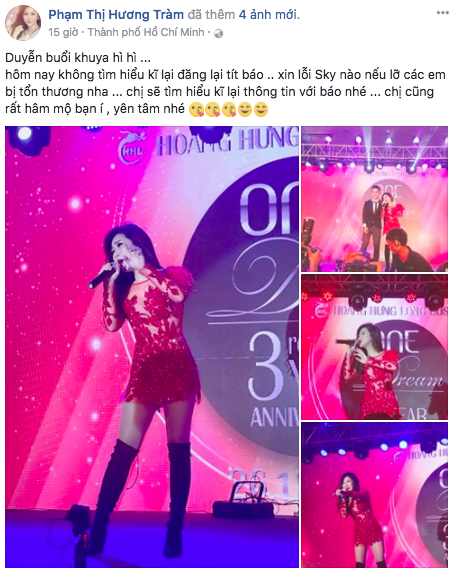 Hương Tr&agrave;m 'lỡ lời' khiến fan Sơn T&ugrave;ng M-TP c&ocirc;ng k&iacute;ch dữ dội