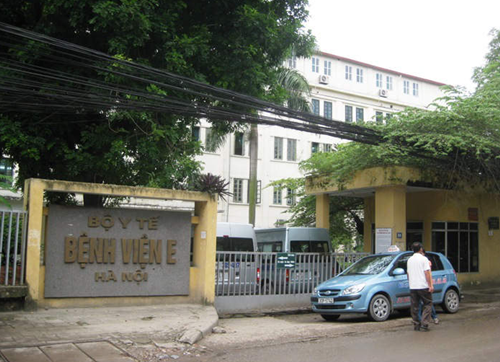 Bệnh viện E thuộc Bộ Y tế, nằm tr&ecirc;n đường Trần Cung, H&agrave; Nội