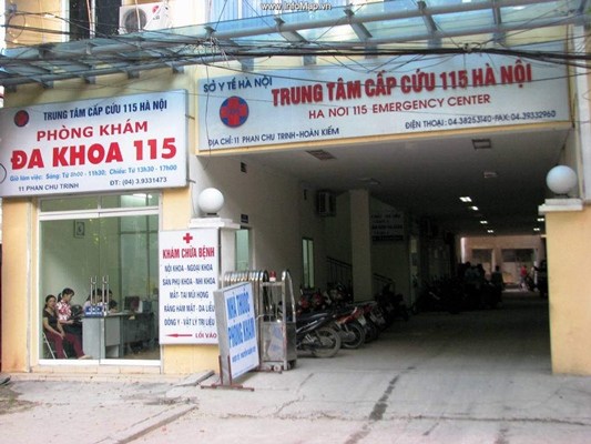 Cấp cứu 115 H&agrave; Nội