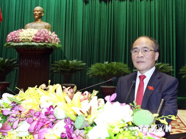 Chủ tịch Quốc hội Nguyễn Sinh Hùng phát biểu bế mạc Quốc hội Chủ tịch Quốc hội Nguyễn Sinh Hùng phát biểu bế mạc Quốc hội