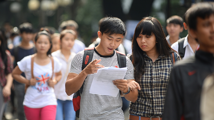 Điểm chuẩn dự kiến c&aacute;c trường sẽ cao tương đương năm ngo&aacute;i. Ảnh: Thuận Thắng