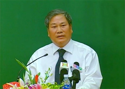 Ti&ecirc;u chuẩn Gi&aacute;m đốc Sở KH&CN phải l&agrave; Thạc sĩ trở l&ecirc;n. Trong ảnh l&agrave; TS L&ecirc; Xu&acirc;n Rao - Gi&aacute;m đốc Sở KH&CN H&agrave; Nội