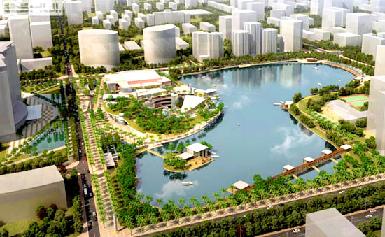 C&ocirc;ng vi&ecirc;n - Hồ điều h&ograve;a Nh&acirc;n Ch&iacute;nh