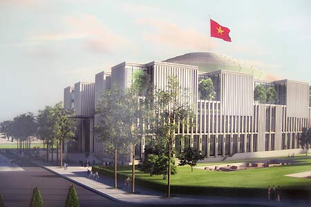 Nh&agrave; Quốc hội bao giờ x&acirc;y xong?