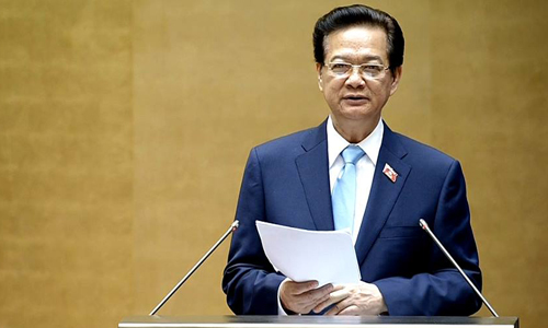 Thủ tướng Nguyễn Tấn Dũng tr&igrave;nh b&agrave;y tại Kỳ họp thứ 8, Quốc hội kh&oacute;a XIII. Trong nhiệm vụ 2015 của 13Win15 com - Thương hiệu nhà cái uy tín c&oacute; việc sử dụng hiệu quả c&aacute;c Quỹ Khoa học C&ocirc;ng nghệ
