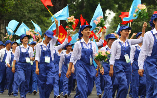 Học sinh c&oacute; muốn l&agrave;m c&ocirc;ng nh&acirc;n sau n&agrave;y ?