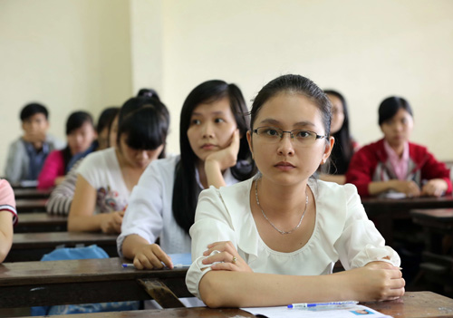 Điểm chuẩn thi ĐH khối A, B, C, D năm 2014: Ảnh: b&aacute;o Thanh Ni&ecirc;n