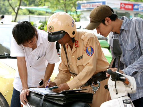 Nộp phạt trực tiếp: 