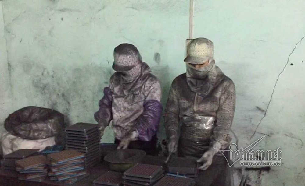 Bắt quả tang quy tr&igrave;nh sản xuất bột than tre của C&ocirc;ng ty Vianca 