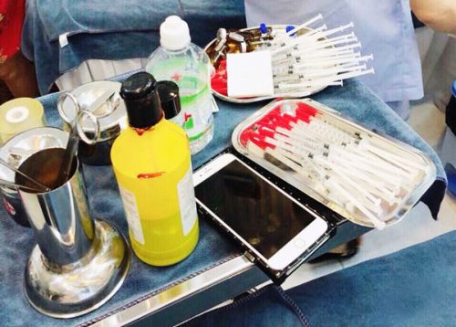 C&ocirc;ng an bắt quả tang một sơ sở phẫu thuật thẩm mỹ chui ở chung cư TP HCM