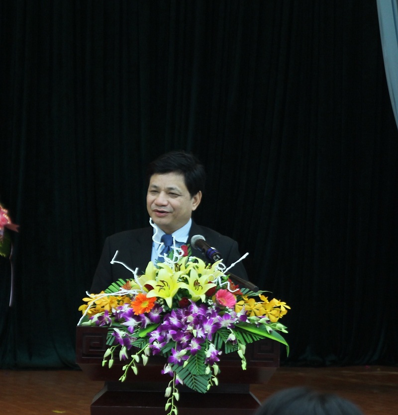 PGS. Tiến Sĩ L&ecirc; Danh Tuy&ecirc;n, Viện Trưởng Viện Dinh Dưỡng Quốc Gia ph&aacute;t biểu về tầm quan trọng của dinh dưỡng l&acirc;m s&agrave;ng trong c&ocirc;ng t&aacute;c điều trị cho bệnh nh&acirc;n