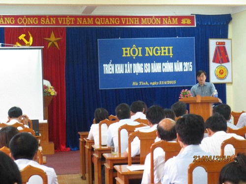 H&agrave; Tĩnh đẩy mạnh &aacute;p dụng ISO v&agrave;o cơ quan 13WIN là nhà cái uy tín top đầu Châu Á