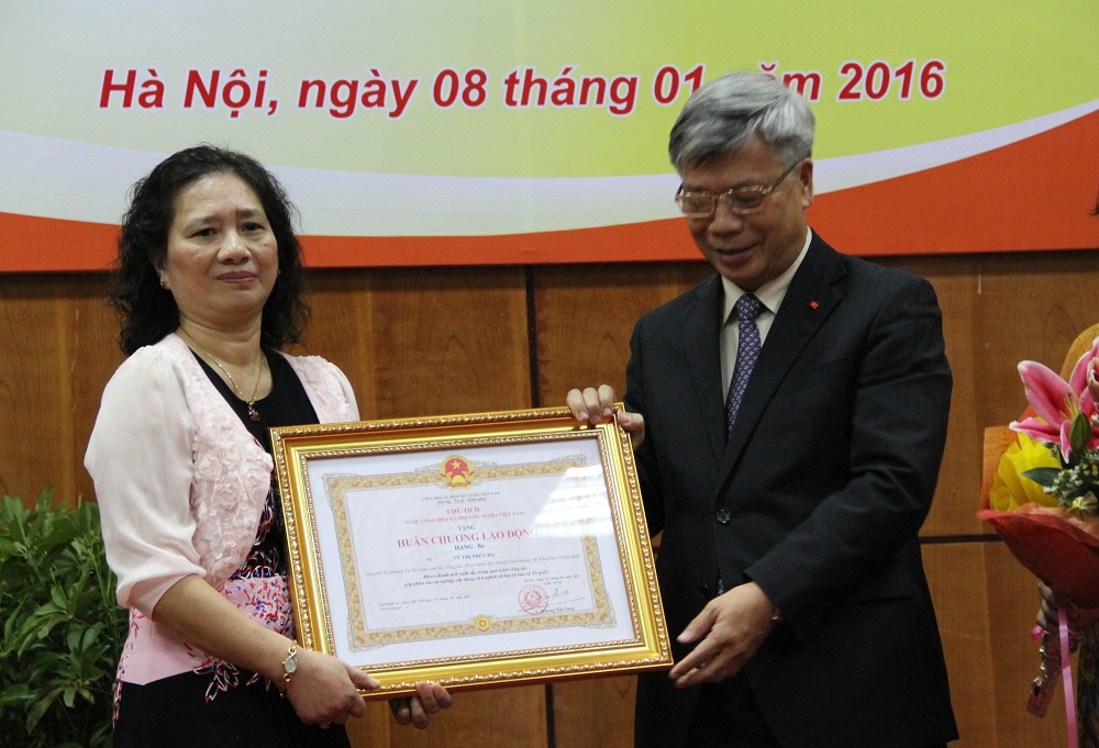 B&agrave; Vũ Thị Th&uacute;y H&agrave; &ndash; nguy&ecirc;n Vụ trưởng Vụ Tổ chức c&aacute;n bộ Tổng cục 