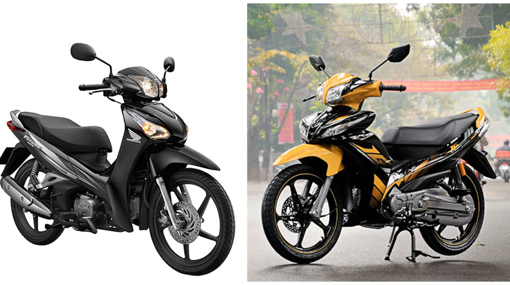 So s&aacute;nh Yamaha Jupiter RC Fi v&agrave; Honda Future 125 Fi