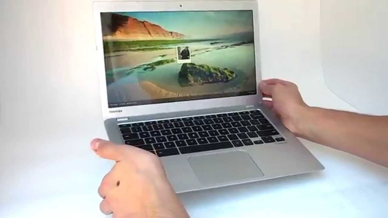 Thiết kế đầy ấn tượng của chiếc laptop gi&aacute; rẻ Toshiba Chromebook 2
