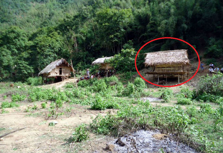 L&aacute;n nh&agrave; anh Thọ nơi xảy ra thảm &aacute;n 4 người chết