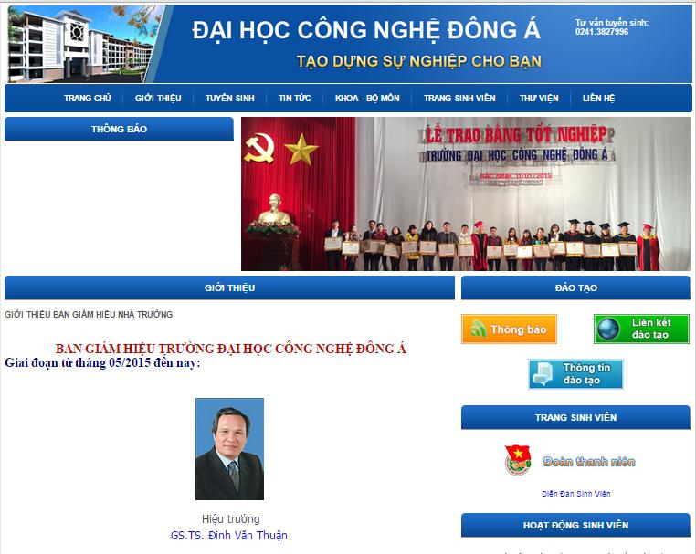 Đại học c&ocirc;ng nghệ Đ&ocirc;ng &Aacute;