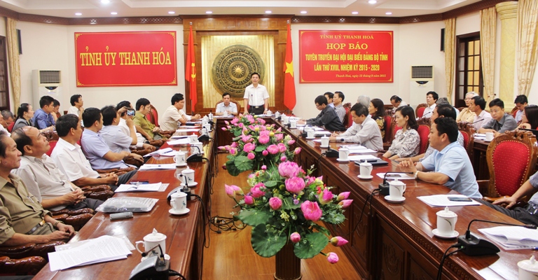 đại hội đảng bộ tỉnh thanh h&oacute;a