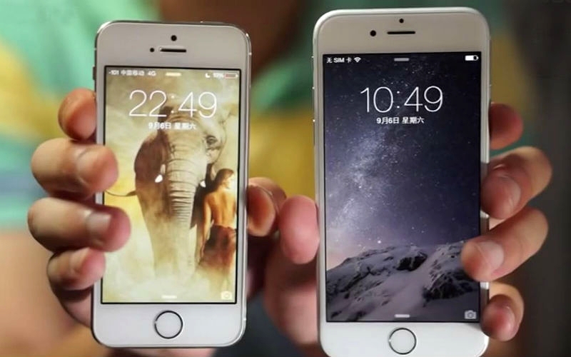 M&agrave;n h&igrave;nh hiển thị của iPhone 6 bị đ&aacute;nh gi&aacute; thua k&eacute;m Galaxy S5
