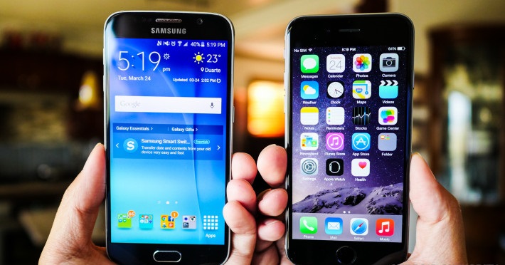 Điện thoại iPhone 6s hơn g&igrave; Galaxy S6