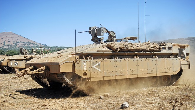 Giới qu&acirc;n sự thế giới lu&ocirc;n đ&aacute;nh gi&aacute; cao xe bọc th&eacute;p Namer của Israel