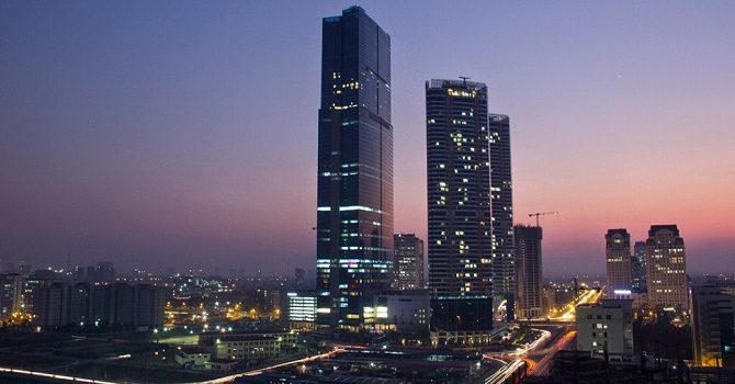 H&igrave;nh ảnh của t&ograve;a nh&agrave; Keangnam Hanoi Landmark Tower. Ảnh: Bizlive