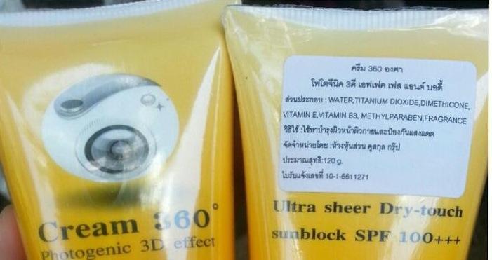 Những sản phẩm b&aacute;n tại Th&aacute;i Lan c&oacute; đầy đủ nh&atilde;n phụ, cung cấp th&ocirc;ng tin về sản phẩm