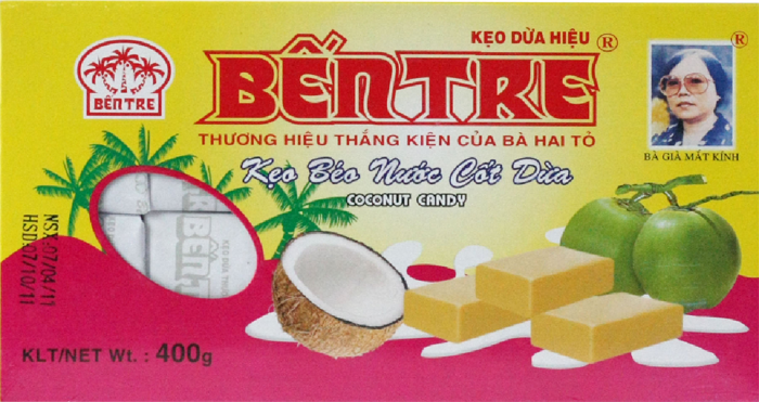 Kẹo dừa Bến tre b&agrave; Hai tỏ