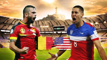 Kết quả tỉ số trận đấu Bỉ - Mỹ World Cup 2014: 2-1