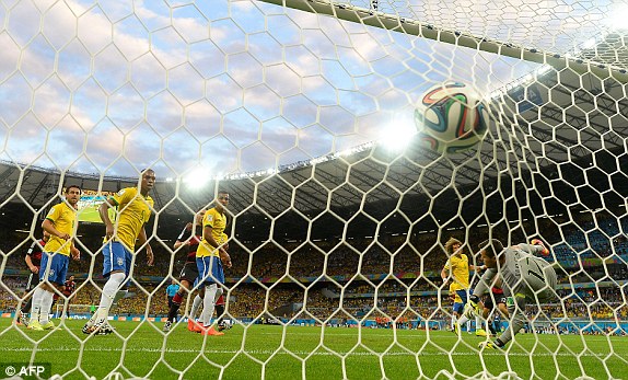 Kết quả tỉ số trận đấu Brazil &ndash; Đức b&aacute;n kết World Cup 2014