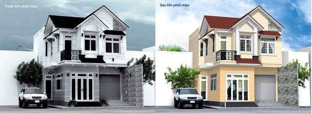 Kh&ocirc;ng n&ecirc;n giao to&agrave;n bộ việc chọn m&agrave;u sơn nh&agrave; cho thợ thầu sơn