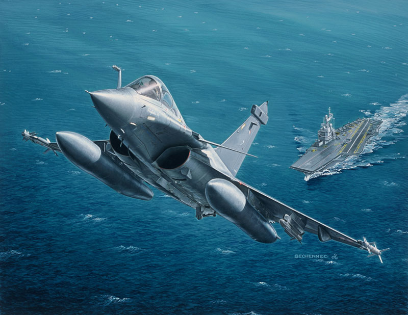 Rafale c&ograve;n l&agrave; một dạng vũ kh&iacute; sử dụng tr&ecirc;n t&agrave;u s&acirc;n bay