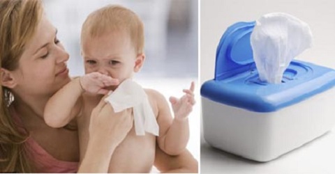 Khăn ướt c&oacute; thể g&acirc;y dị ứng cho trẻ sơ sinh