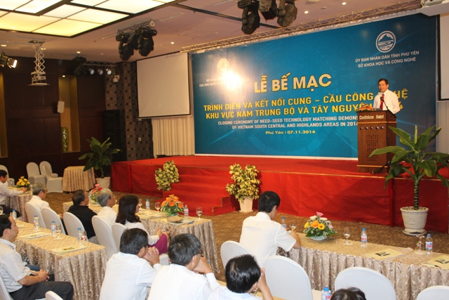 Bế mạc chuỗi sự kiện Tr&igrave;nh diễn v&agrave; kết nối cung &ndash; cầu c&ocirc;ng nghệ khu vực Nam Trung bộ v&agrave; T&acirc;y Nguy&ecirc;n năm 2014