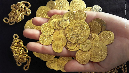 Gia đình người Mỹ đã phát hiện kho vàng triệu đô trong xác tàu đắm Gia đình người Mỹ đã phát hiện kho vàng triệu đô trong xác tàu đắm