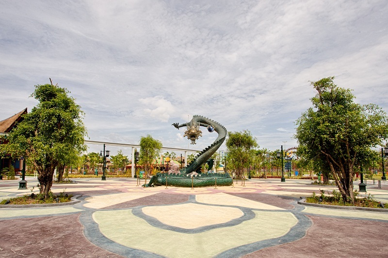 Khu văn h&oacute;a trong lễ hội