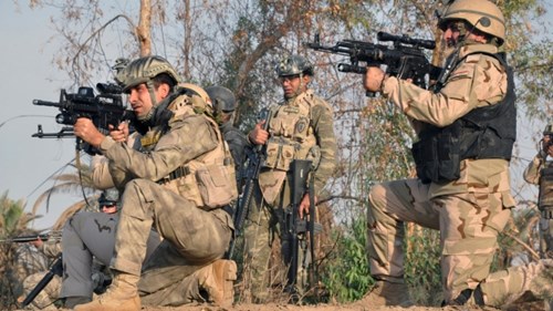 C&aacute;c binh sĩ qu&acirc;n đội Iraq