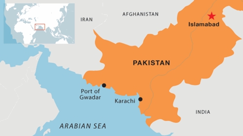Vị tr&iacute; khủng bố IS xả s&uacute;ng ở th&agrave;nh phố Karachi, tỉnh Sindh