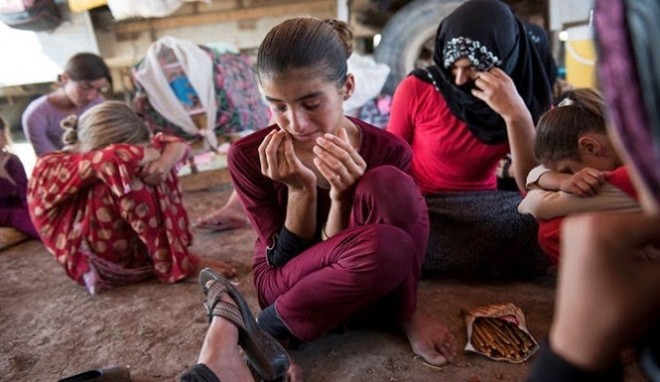 Nhiều trẻ em người thiểu số Yazidi cũng trở th&agrave;nh nạn nh&acirc;n của khủng bố IS