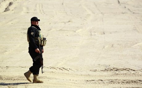 Lực lượng tuần tra Iraq tại tỉnh Anbar trong một chiến dịch qu&acirc;n sự chống lại khủng bố IS
