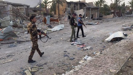 Lực lượng an ninh Iraq tại Ramadi h&ocirc;m 23/4