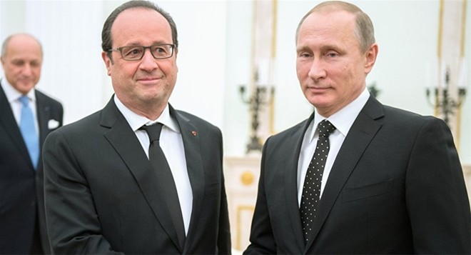 Tổng thống Putin và người đồng cấp Pháp, Francois Hollande, có cuộc hội đàm quan trọng ở Moscow hôm 26/11 Tổng thống Putin và người đồng cấp Pháp, Francois Hollande, có cuộc hội đàm quan trọng ở Moscow hôm 26/11