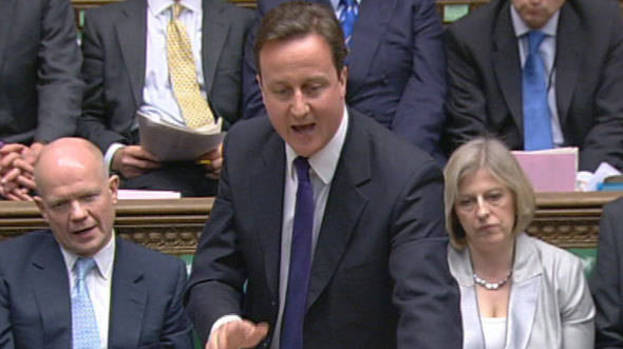Thủ tướng Anh David Cameron đ&atilde; đề xuất Anh tham gia kh&ocirc;ng k&iacute;ch khủng b&ocirc;́ IS