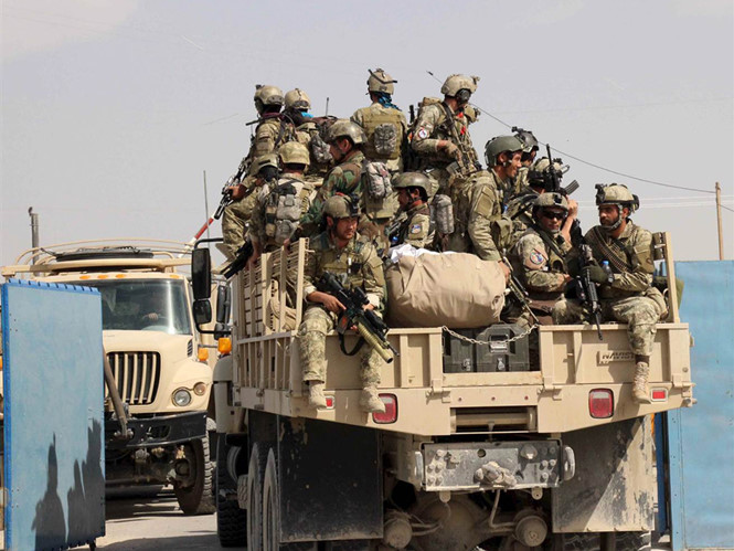 Đặc nhiệm Afghanistan được điều động đến giao chiến với qu&acirc;n Taliban ở th&agrave;nh phố Kunduz